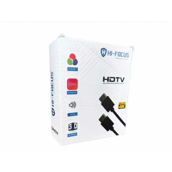 HIFOCUS HDMI CABLE 5M 4K 30HZ 1080P WITH ETHERNET 10.2GB/S SPEED