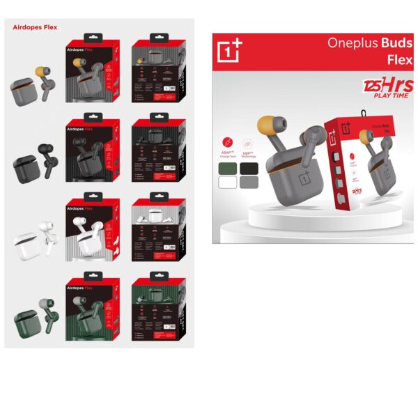 Oneplus Buds Flex | wireless | Sweat & water | 125Hrs | Voice Assistant Yes