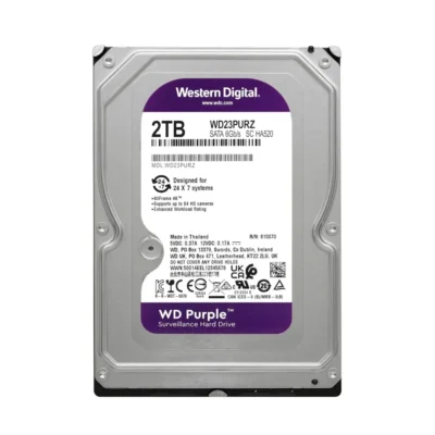 WD 2TB PURPLE SATA 3.5 Inch Surveillance CCTV Hard Disk fun required