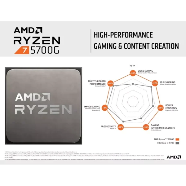 AMD Ryzen 7 5700G Processor - Image 3